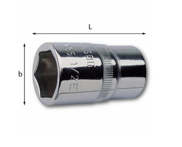 "Ključ nasadni 25 mm prihvat 1/2"" 6-ugaoni 235 EN USAG"